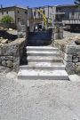 escalier en pierre calcaire