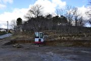 Décaissement pour murs de soutènement Châtaigneraie
