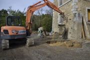 Fondation pour terrasse