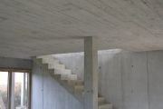 plafond béton matricé